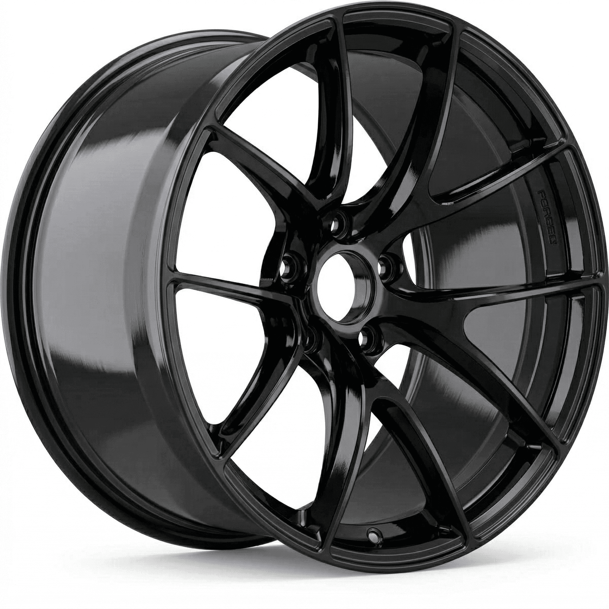 1E wheel in gloss black